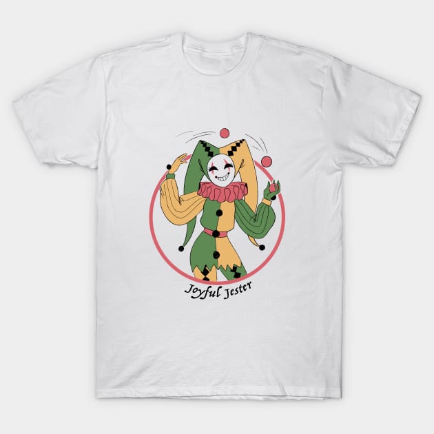 Joyful Jester T-Shirt by Windows94